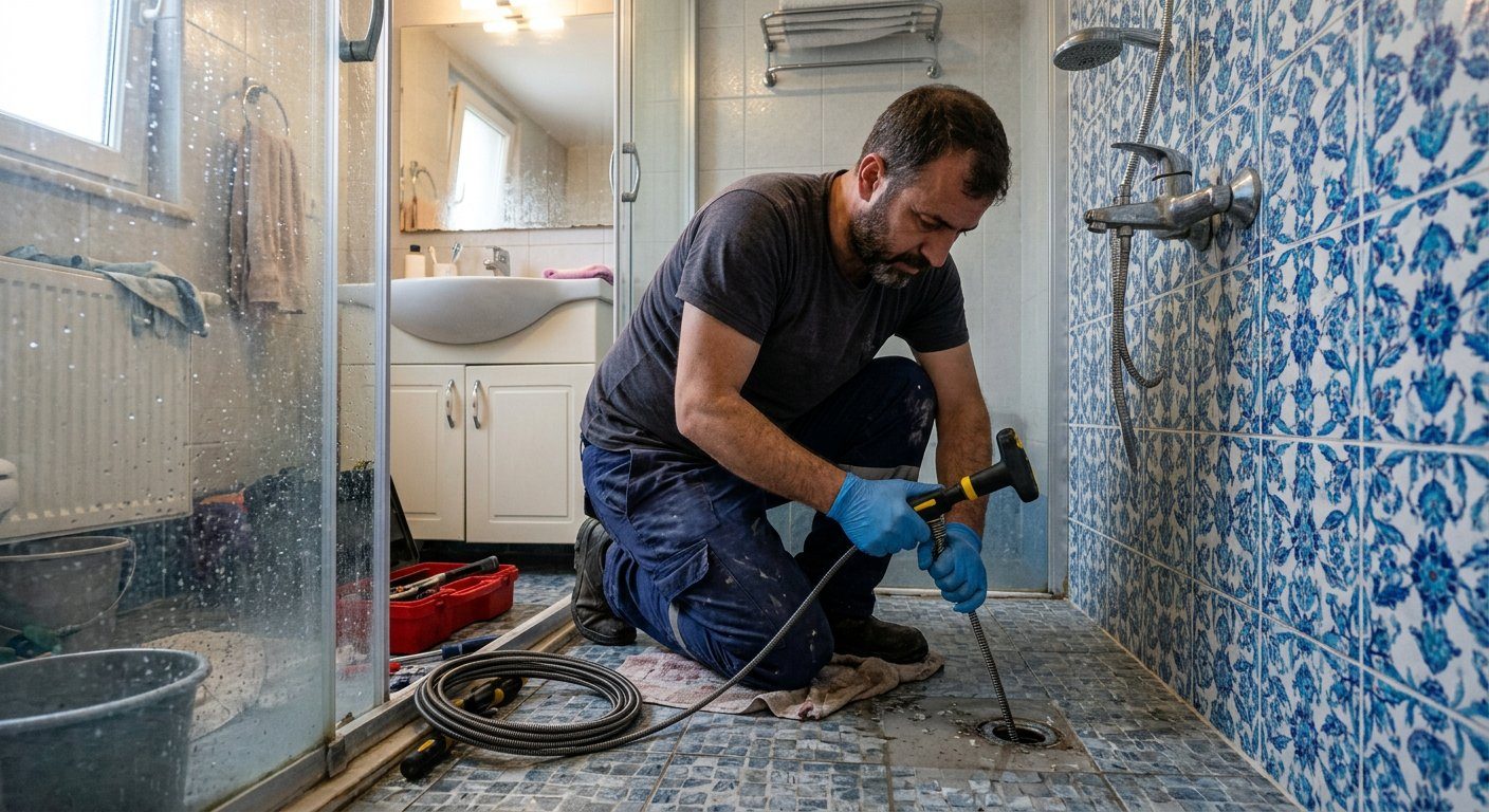 Saç Kaynaklı Gider Tıkanıklığı Nasıl Önlenir? güvenli müdahale