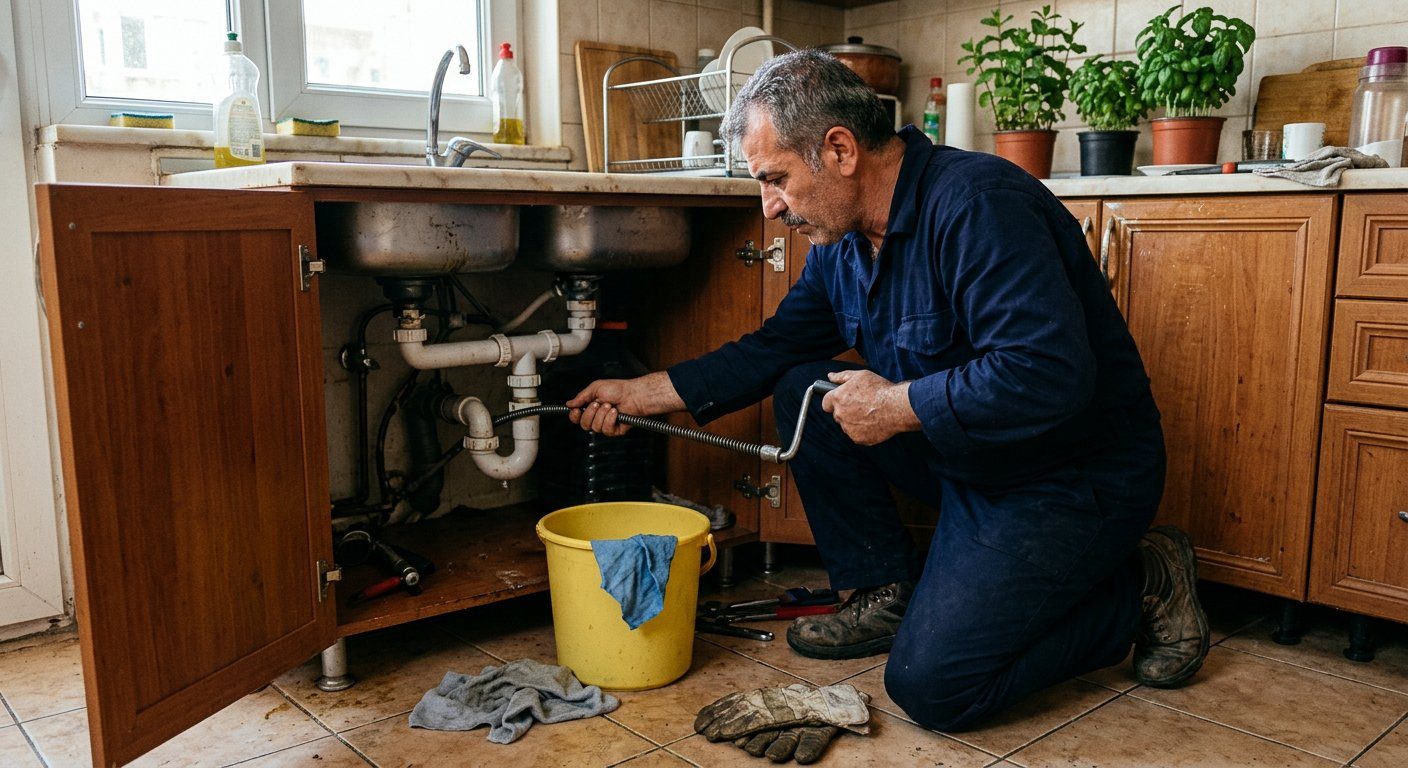 Balkon ve Yağmur Gideri Açma gider hattı