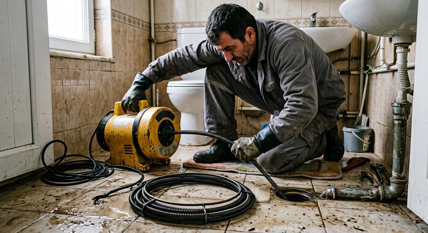Ana Pis Su Borusu Açma servis başlangıcı